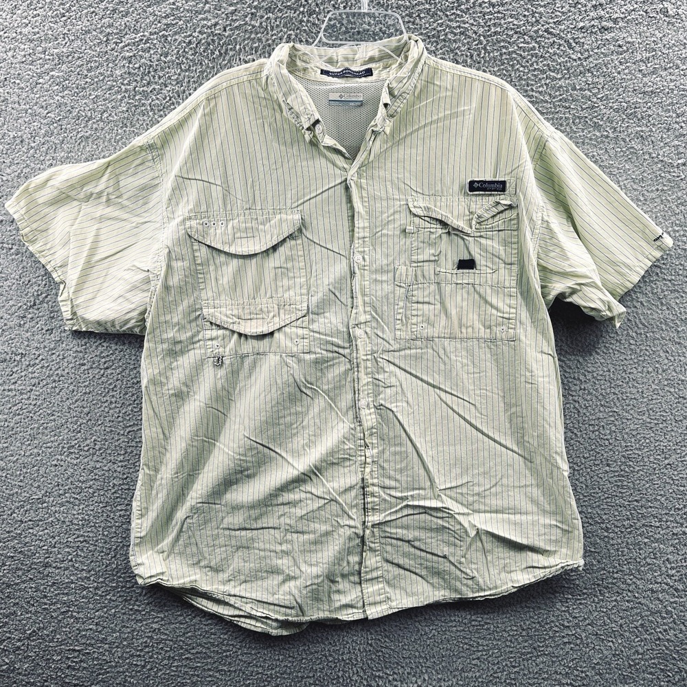 Columbia PFG Super Bonehead Men XXL Fishing Shirt Utility Gorpcore Coastal Trail